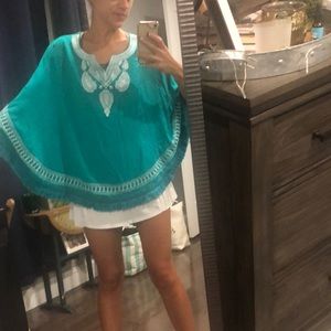 Cute green beach cover up